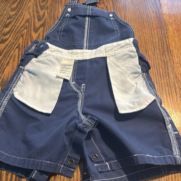 OshKosh B’Gosh Vintage 80’s 90’s Classic Vestbak Shortie Overalls 24 mths - Picture 4 of 4